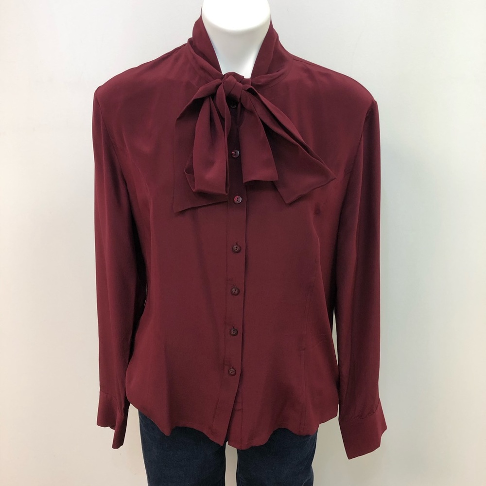 St John Silk Blouse